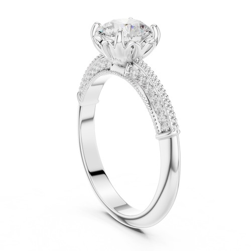 Anello solitario ct - solitario, 1,1