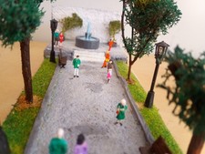Diorama artigianale cittadino