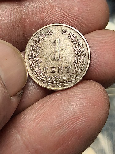 Errore 1901 olanda - moneta, 1