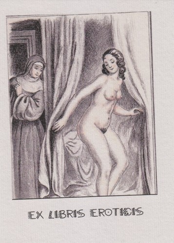Libris bookplate erotico n - libris,