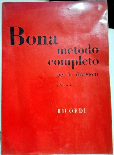 Libro bona metodo - -,