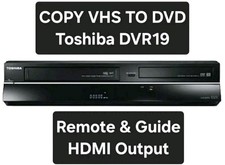 Toshiba DVR19 VHS registratore