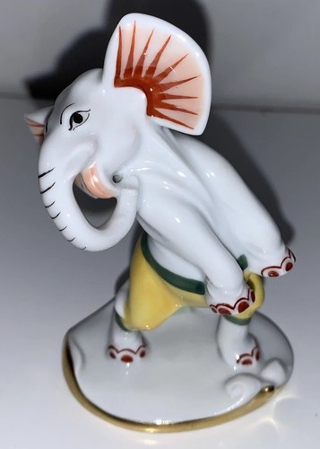 Statuina elefante porcellana