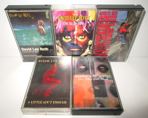 David lee roth cassette lot - roth,
