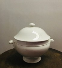 Antica bella zuppiera porcellana bianca Richard Ginori fino '800 da collezione 