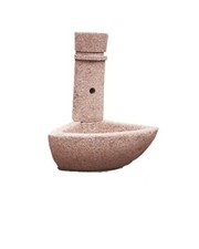 Fontana a muro angolare per