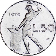 50 LIRE 1979 - VULCANO DEL 1°