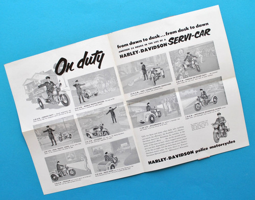 Brochure moto polizia - , harley