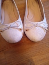 scarpe ragazza ballerine da cerimonia bianche numero 41