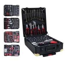 VALIGETTA ATTREZZI TROLLEY 419 PEZZI UTENSILI PROFESSIONALI MANICO TELESCOPICO