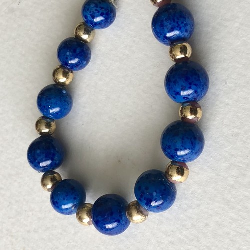 Collana vintage lapislazzuli - vintage,