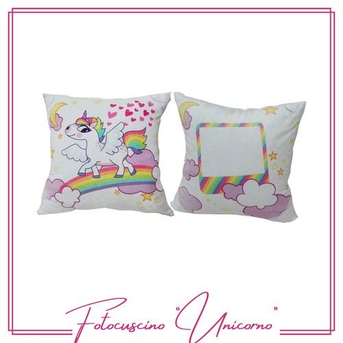 Cuscino quadrato unicorno - quadrato,
