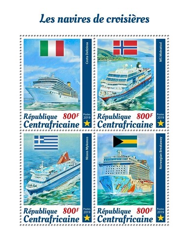 Francobolli navi crociera - da,