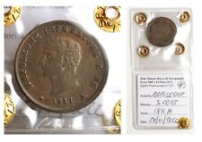 STATI PREUNITARI NAPOLEONE I RE D'ITALIA 3 Centesimi 1811 M - Periziata SPL+