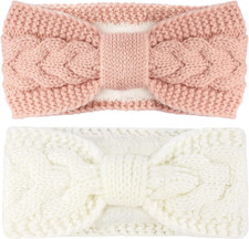 2Pcs Fascia per Capelli Donna