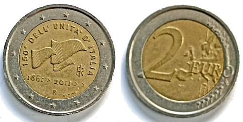 Italia repubblica moneta 2 - repubblica,