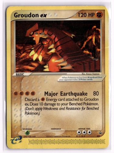 Groudon 002 promo - groudon, ex