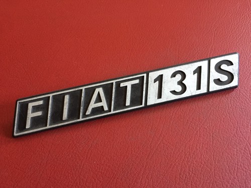 Fiat 131 logo sigla emblema - s,