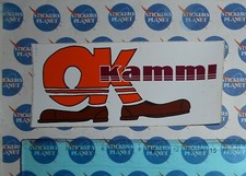 ADESIVO STICKER AUTOCOLLANT AUFKLEBER VINTAGE OK KAMMI 