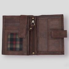 Portafoglio uomo RFID in pelle con portamonete verticale e 15 porta carte