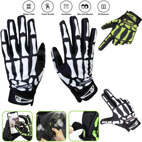 Guanti osso scheletro biker - guanti,