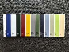 0870 Renault Guida Colori Carta Vendite Brochure 4 Deluxe 6 8 10 12 16 TL TS c1976