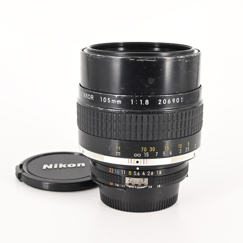 Nikon nikkor 105mm f1 8 - nikkor, f1.8