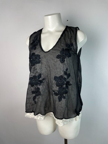 Top smanicato pizzo bianco - smanicato,