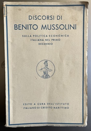 Fascismo discorsi benito - fascismo, di