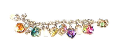 Bracciale charm strass tono - charm,