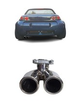 Terminale di Scarico per Smart Fortwo Roadster Tipo 452 45kw Doppio Tubo Doppio Terminale