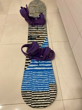 Tavola snowboard Feather Burton 155 con attacchi Stiletto Burton