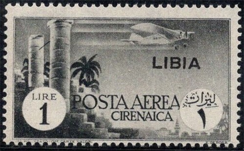 Libia italiana 1941 sass - italiana, sass.
