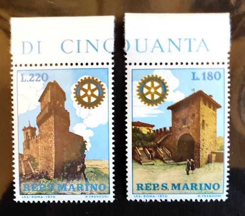 Francobolli san marino 1970 - francobolli,