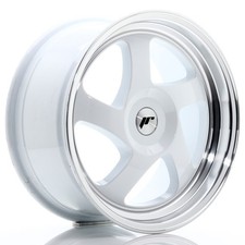 Un cerchio Cerchi JR JR15 17x8 ET35 BLANK Bianco con bordo lavorato