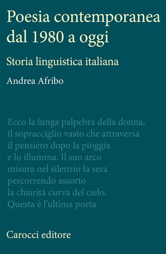 Poesia contemporanea dal 1980