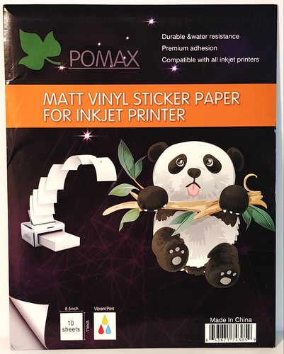 Pomax carta adesiva - carta, vinilica