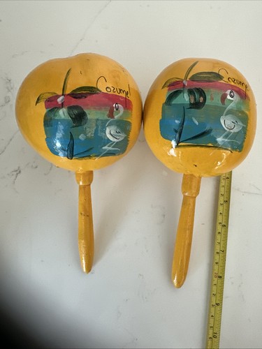 Coppia maracas vintage - maracas, in