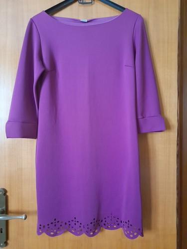 Abito vestito fucsia glicine