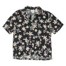 Camicia Hawaii Da Uomo Nera