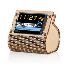 Mini orologio LCD digitale indicatore livello sonoro spettro audio analizzatore musicale regalo