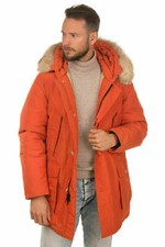Giacca parka arancione