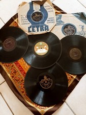  6 Vinili gommalacca 78 giri primi del 900.Discrete condizioni per collezionisti
