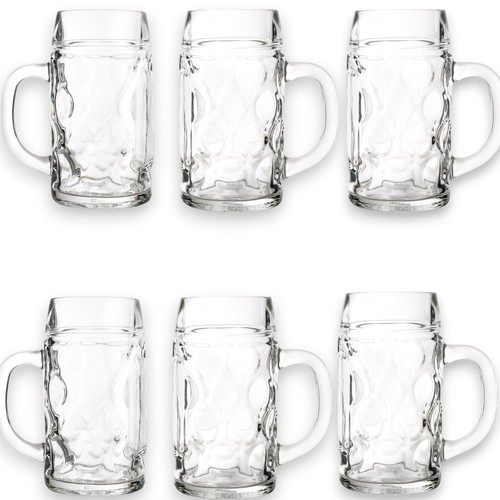 Boccali birra in vetro - 6x,