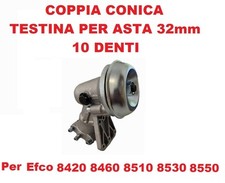 Coppia Conica Decespugliatore Efco 8420 8460 8510 8530 8550  10denti-asta Ø 32mm