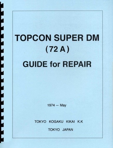 Topcon super manuale - super, (1974)
