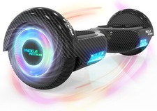 MEGA MOTION Hoverboard per Bambini 6,5 Pollici con Altoparlante Bluetooth Ruote LED