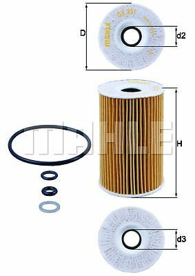 Filtro olio mahle - mahle, original