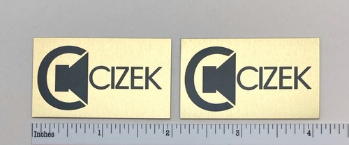 Cizek speaker badge logo - speaker,