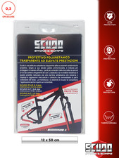Pellicola Adesiva Scudo per Protezione Telaio Bici, 12 x 50 cm, Spessore 0,3 mm